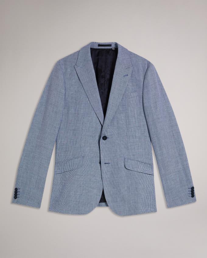 Veste Ted Baker Slim Fit Puppytooth Suit Bleu Homme | XHV-82243127